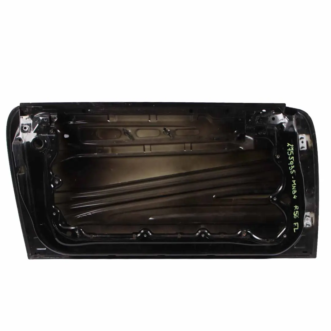 Door Front Left N/S R55 R57 R58 R59 Midnight Black Metallic - A94 to Mini R56 with Part number 2755935 Mini R56 Door Front Left N/S R55 R57 R58 R59 Midnight Black Metallic - A94 - SKU 2755935-MNB4 - Part number 2755935