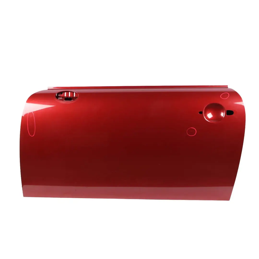 Door Front Left N/S Nightfire Red Metallic - 857 to Mini Cooper R55 R56 R57 R58 with Part number 2755935 Mini Cooper R55 R56 R57 R58 Door Front Left N/S Nightfire Red Metallic - 857 - SKU 2755935-NR - Part number 2755935