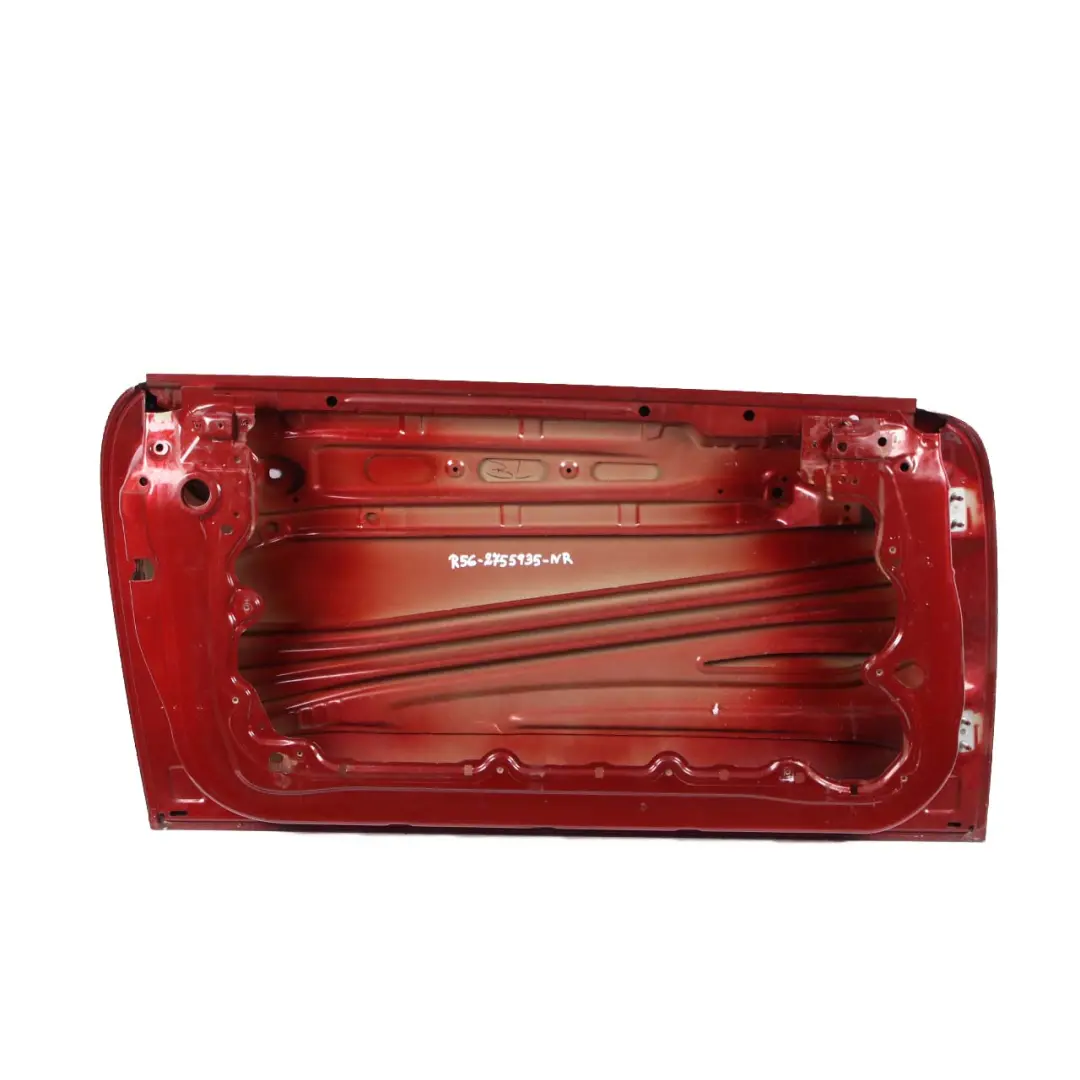 Door Front Left N/S Nightfire Red Metallic - 857 to Mini Cooper R55 R56 R57 R58 with Part number 2755935 Mini Cooper R55 R56 R57 R58 Door Front Left N/S Nightfire Red Metallic - 857 - SKU 2755935-NR - Part number 2755935