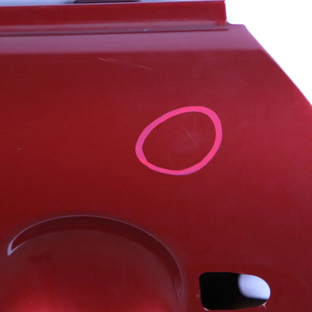 Door Front Left N/S Nightfire Red Metallic - 857 to Mini Cooper R55 R56 R57 R58 with Part number 2755935 Mini Cooper R55 R56 R57 R58 Door Front Left N/S Nightfire Red Metallic - 857 - SKU 2755935-NR - Part number 2755935