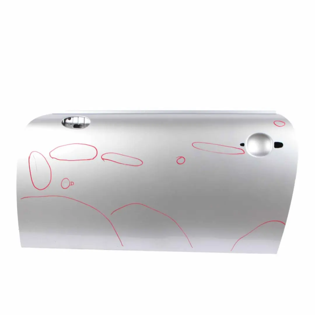 Door Front Left N/S Pure Silver - 900 to Mini Cooper R55 R56 R57 R58 R59 with Part number 2755935 Mini Cooper R55 R56 R57 R58 R59 Door Front Left N/S Pure Silver - 900 - SKU 2755935-PS - Part number 2755935