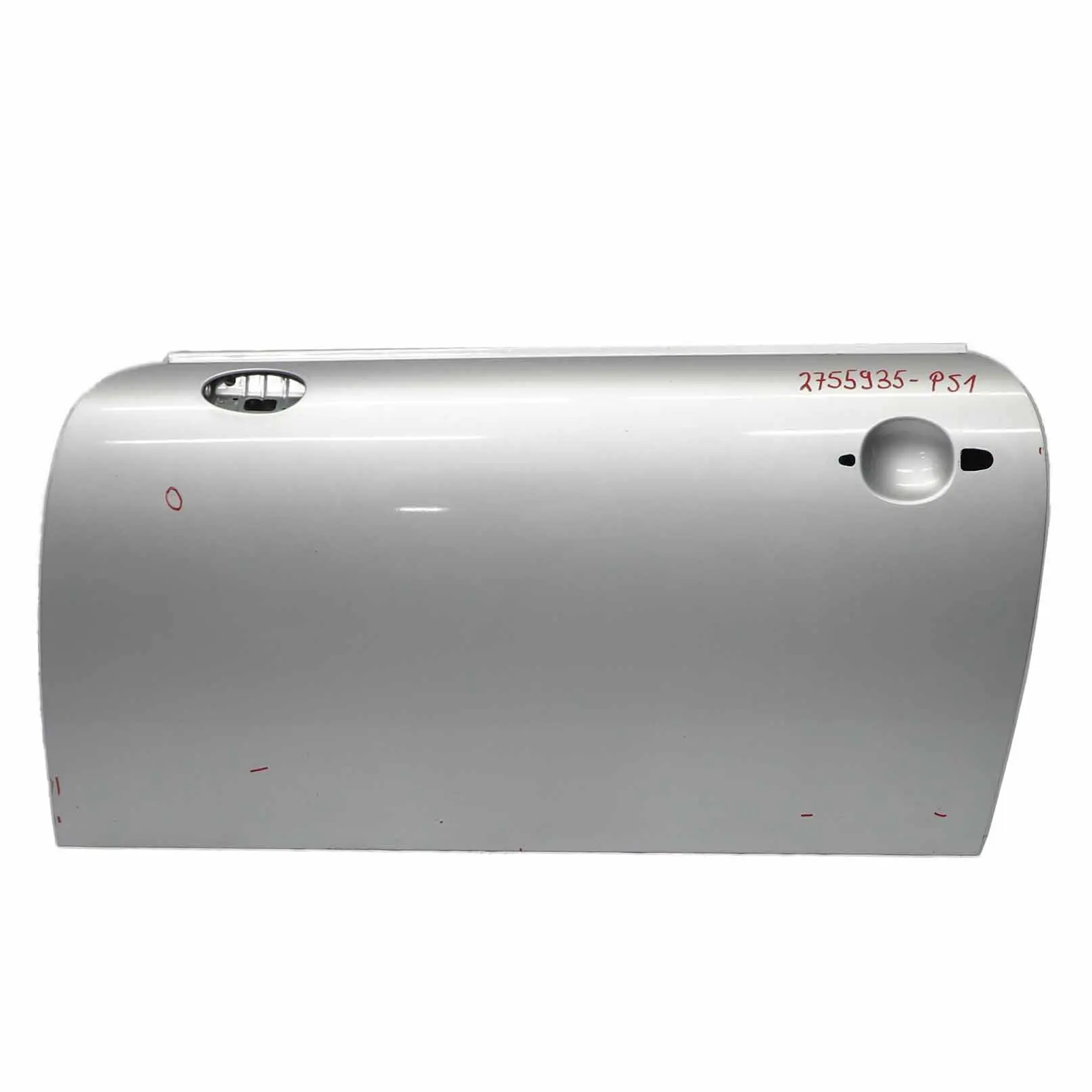 Mini Cooper R55 R56 R57 R58 Porta Anteriore Sinistra Puro Argento Metallico -
