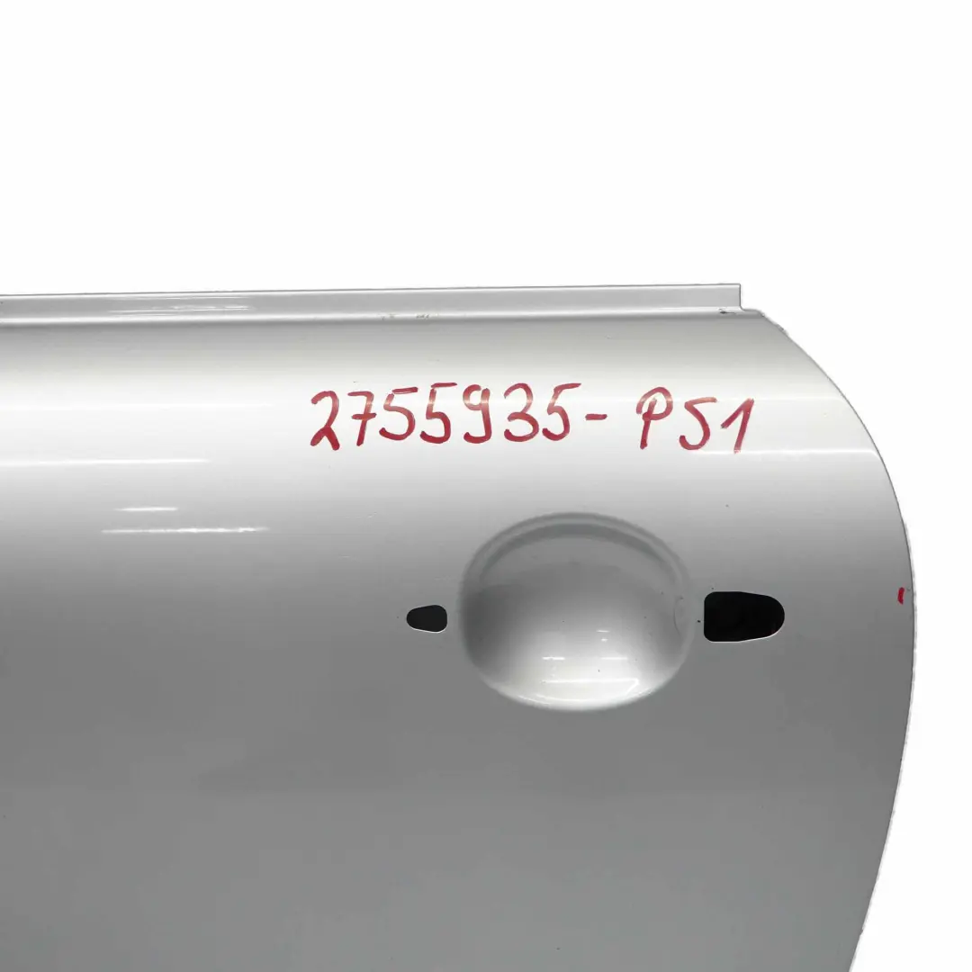 Door Front Left N/S Pure Silver - 900 to Mini Cooper R55 R56 R57 R58 R59 with Part number 2755935 Mini Cooper R55 R56 R57 R58 R59 Door Front Left N/S Pure Silver - 900 - SKU 2755935-PS1 - Part number 2755935