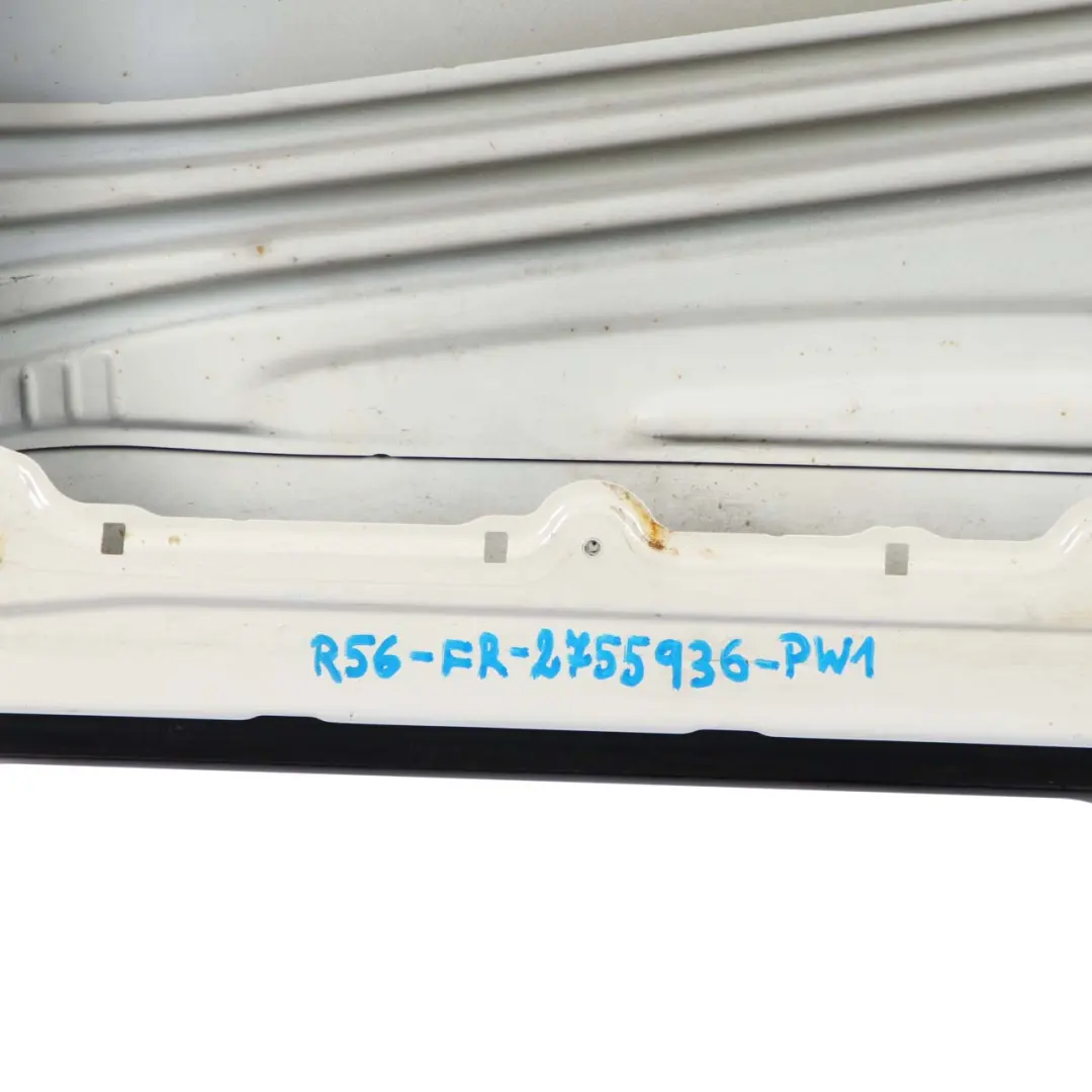 Door Front Left N/S Pepper White - 850 to Mini Cooper R55 R56 R57 R58 R59 with Part number 2755935 Mini Cooper R55 R56 R57 R58 R59 Door Front Left N/S Pepper White - 850 - SKU 2755935-PW4 - Part number 2755935