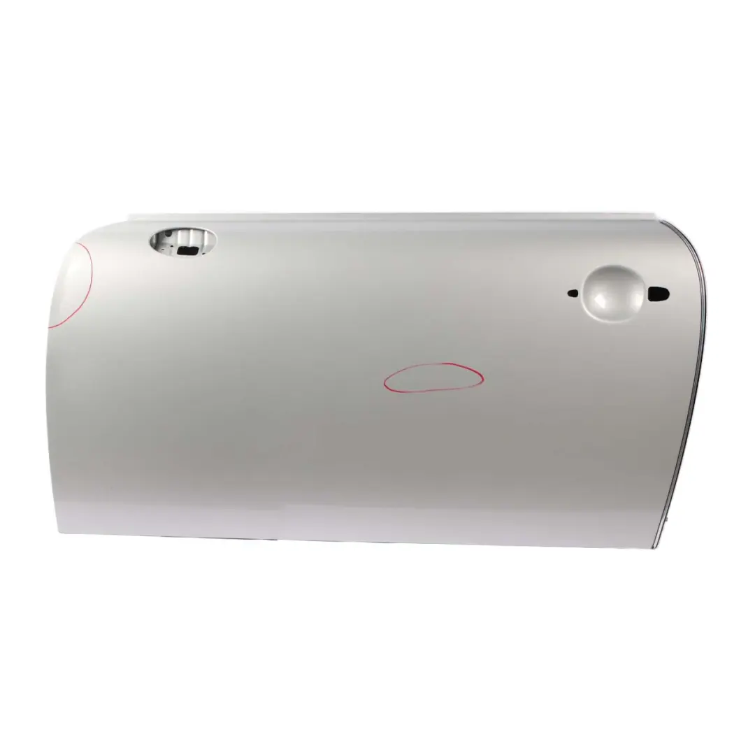 Door Front Left N/S White Silver Metallic - A62 to Mini Cooper R55 R56 R57 R58 R59 with Part number 2755935 Mini Cooper R55 R56 R57 R58 R59 Door Front Left N/S White Silver Metallic - A62 - SKU 2755935-WS - Part number 2755935