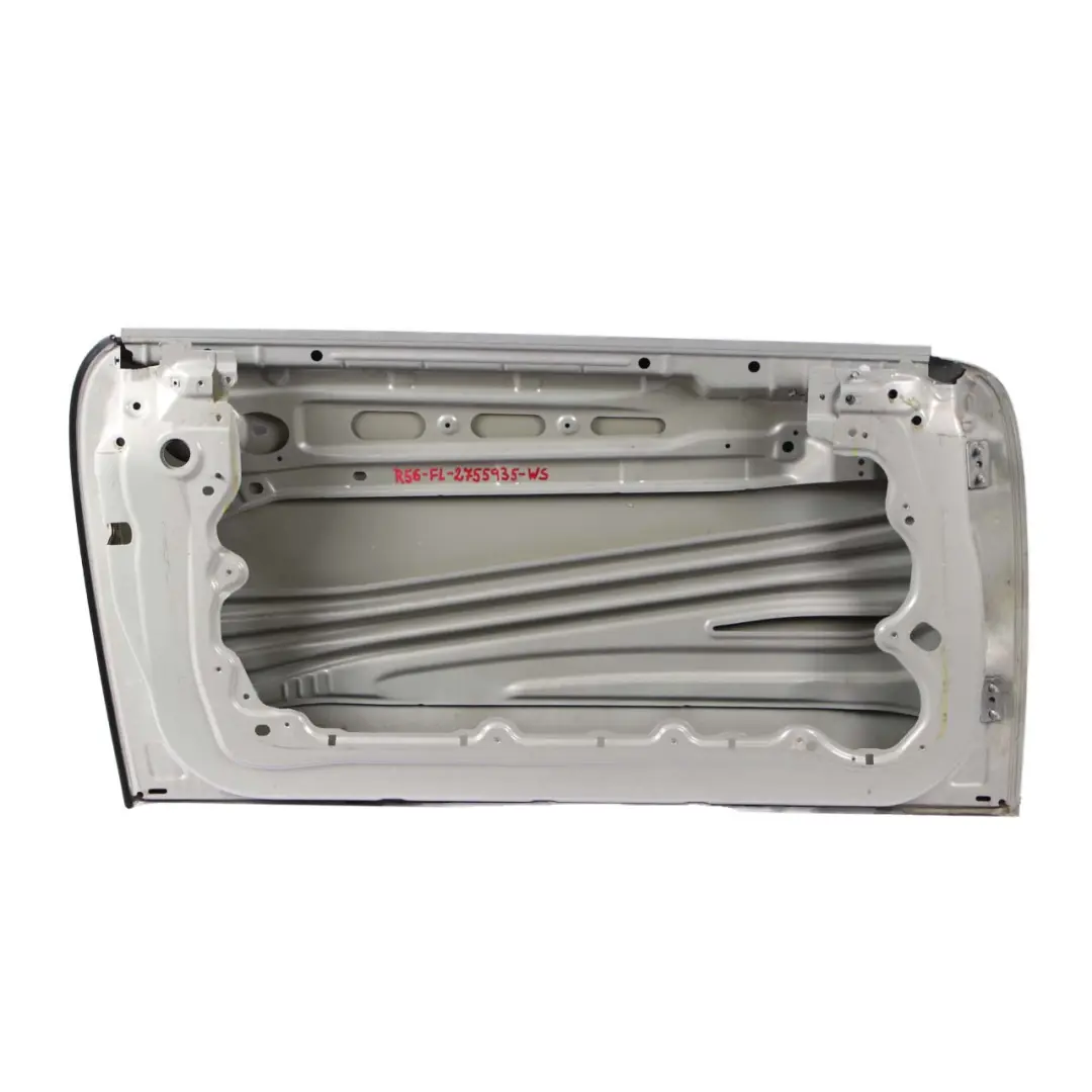Door Front Left N/S White Silver Metallic - A62 to Mini Cooper R55 R56 R57 R58 R59 with Part number 2755935 Mini Cooper R55 R56 R57 R58 R59 Door Front Left N/S White Silver Metallic - A62 - SKU 2755935-WS - Part number 2755935