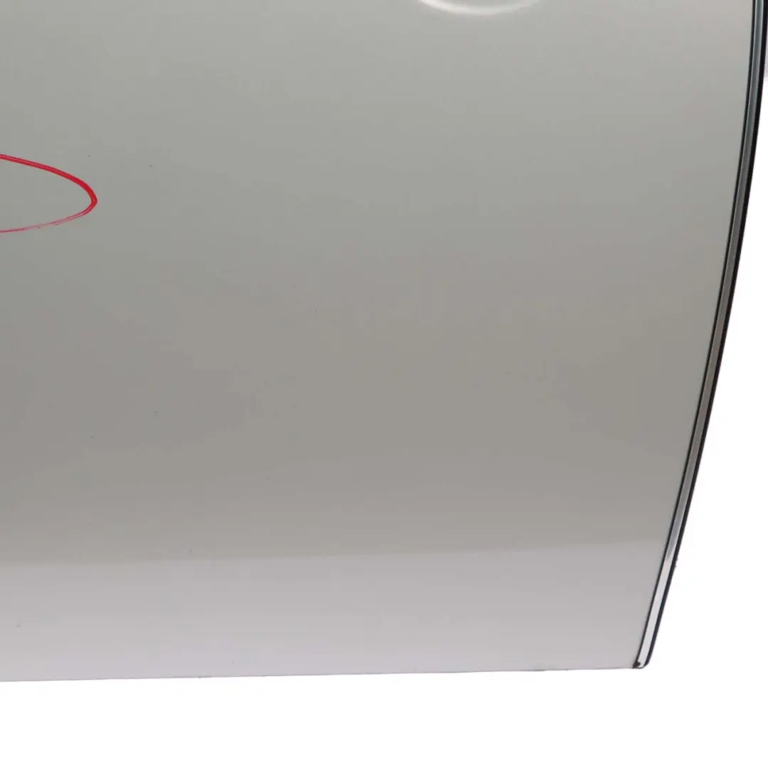 Door Front Left N/S White Silver Metallic - A62 to Mini Cooper R55 R56 R57 R58 R59 with Part number 2755935 Mini Cooper R55 R56 R57 R58 R59 Door Front Left N/S White Silver Metallic - A62 - SKU 2755935-WS - Part number 2755935