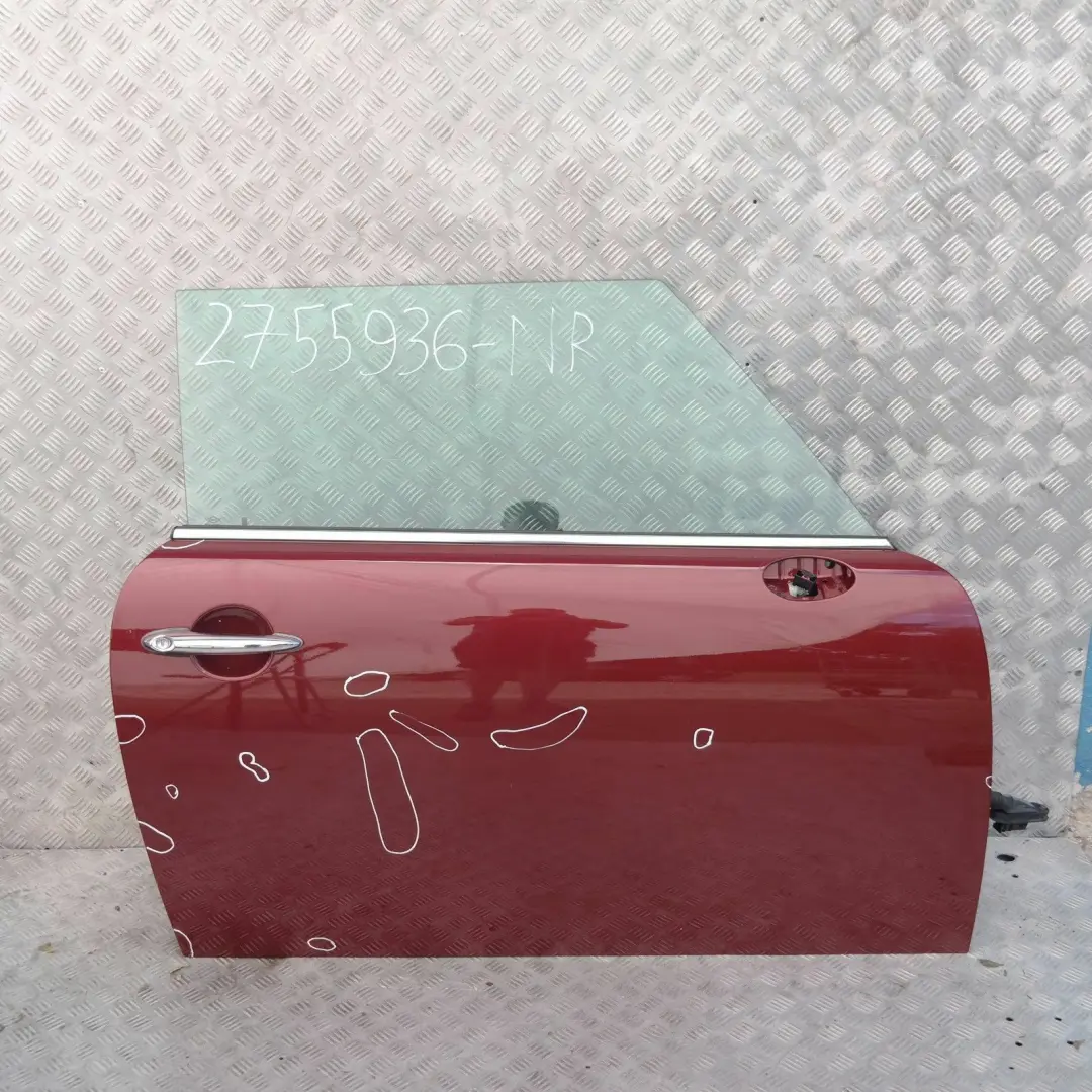 BMW MINI Cooper R55 R56 R57 R58 Beifahrer Tür vorne rechts Nightfire Rot 857 - SKU 2755936-NR - Teilenummer 41002755936