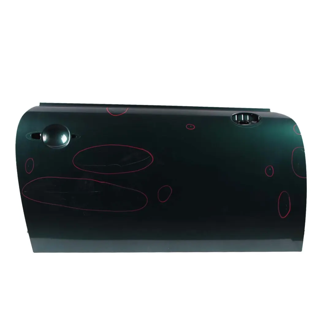 Door Front Right O/S Cover Panel R55 R57 British Racing Green - A67 to Mini R56 with Part number 2755936 Mini R56 Door Front Right O/S Cover Panel R55 R57 British Racing Green - A67 - SKU 2755936-BRG8 - Part number 2755936