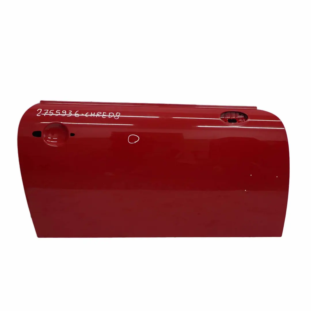 Door Front Right O/S Chili Red - 851 to Mini Cooper R55 R56 R57 R58 R59 with Part number 2755936 Mini Cooper R55 R56 R57 R58 R59 Door Front Right O/S Chili Red - 851 - SKU 2755936-CHRED8 - Part number 2755936