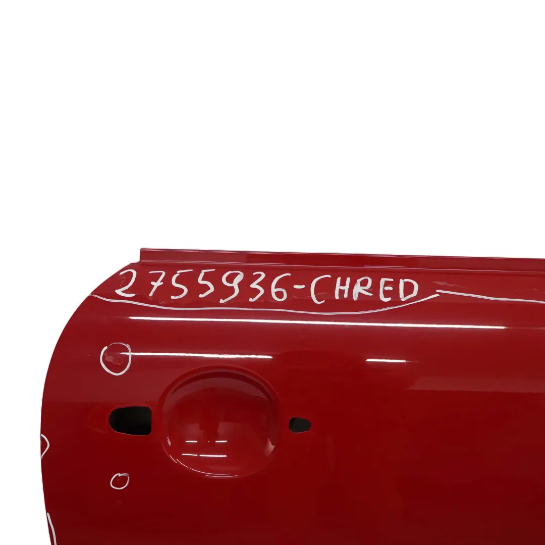 Tür Vorne Rechts Chili Red Rot - 851 für Mini Cooper R55 R56 R57 R58 mit Teilenummer 2755936 Mini Cooper R55 R56 R57 R58 Tür Vorne Rechts Chili Red Rot - 851 - SKU 2755936-CHRED - Teilenummer 2755936