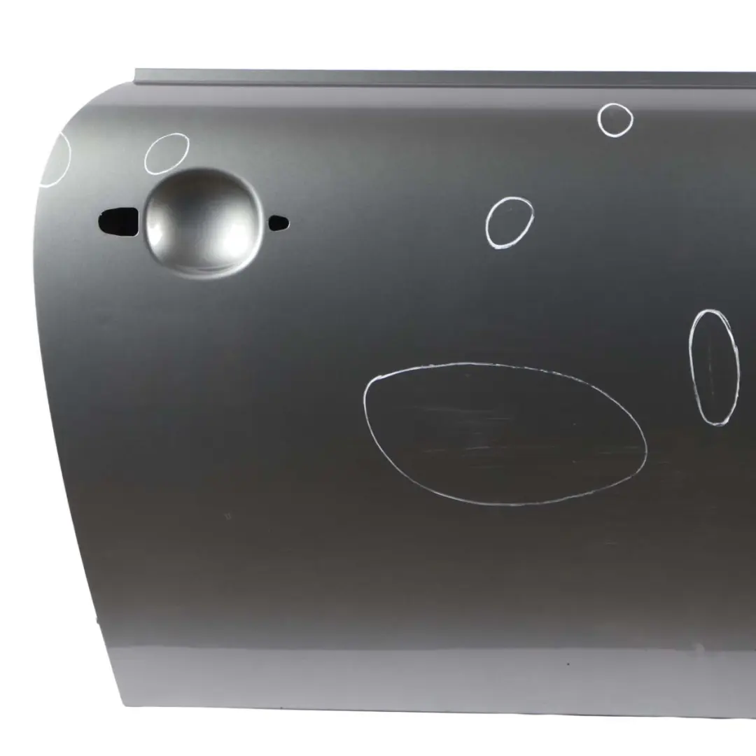 Door Front Right O/S Dark Silver Metallic 871 to Mini Cooper R55 R56 R57 R58 R59 with Part number 2755936 Mini Cooper R55 R56 R57 R58 R59 Door Front Right O/S Dark Silver Metallic 871 - SKU 2755936-DS2 - Part number 2755936