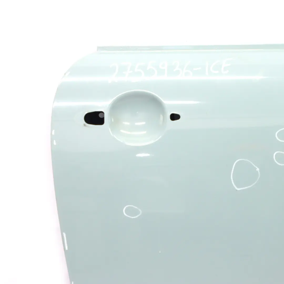 Door Front Mini R55 R56 R57 R58 R59 Door Shell Right O/S Ice Blue - B28 to with Part number 2755936 Door Front Mini R55 R56 R57 R58 R59 Door Shell Right O/S Ice Blue - B28 - SKU 2755936-ICE - Part number 2755936