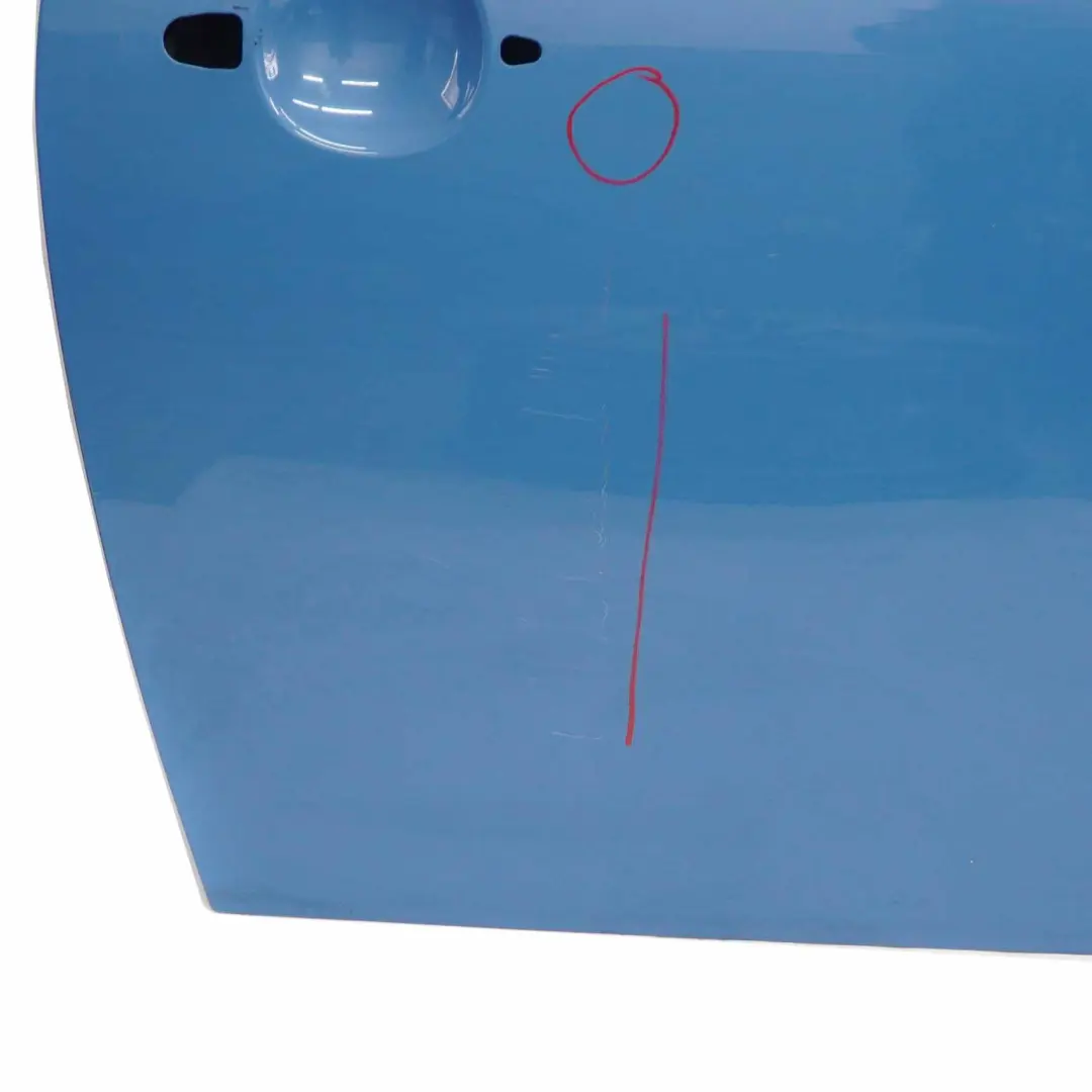 Door Front Right O/S R55 R57 Kite Blue Metallic - B48 to Mini R56 with Part number 2755936 Mini R56 Door Front Right O/S R55 R57 Kite Blue Metallic - B48 - SKU 2755936-KBM1 - Part number 2755936