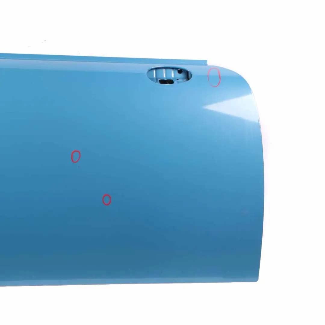 Door Front Right O/S R55 R57 Kite Blue Metallic - B48 to Mini R56 with Part number 2755936 Mini R56 Door Front Right O/S R55 R57 Kite Blue Metallic - B48 - SKU 2755936-KBM - Part number 2755936