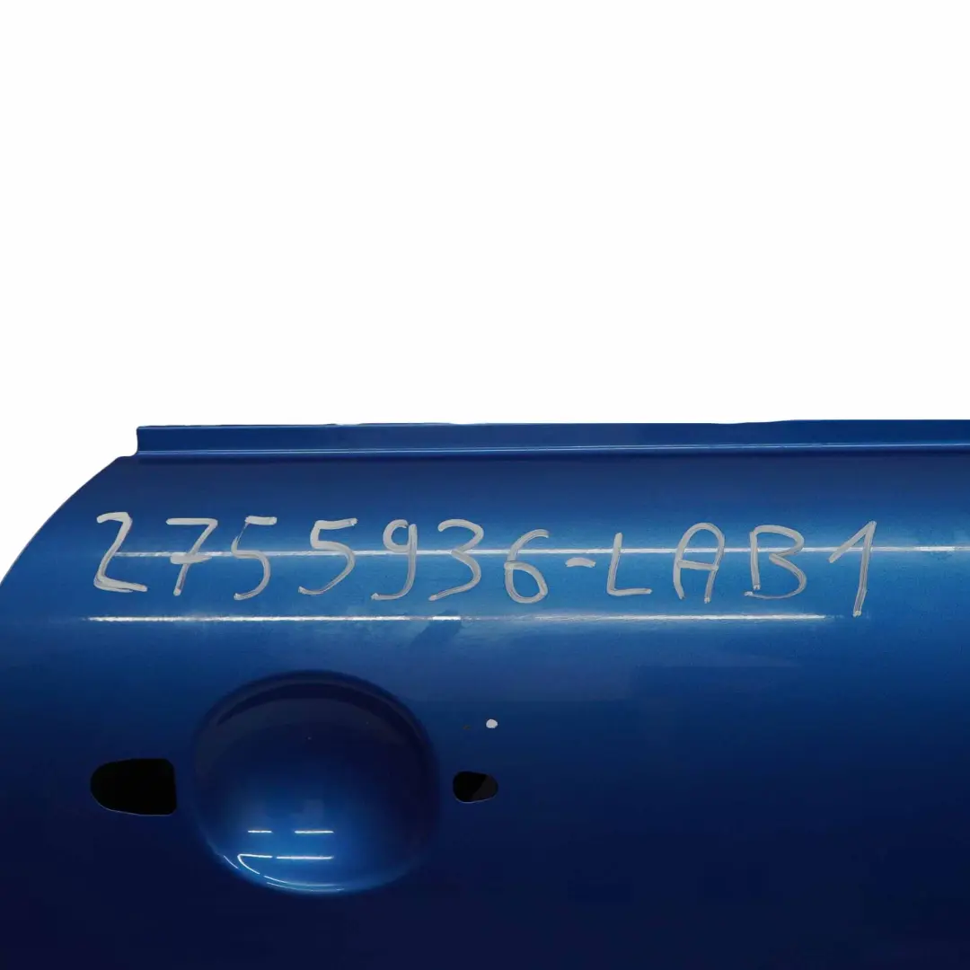 Puerta Delantera Derecha Laser Blue Metallic A59 para Mini Cooper R55 R56 R57 R58 1 con número de pieza 2755936 Mini Cooper R55 R56 R57 R58 1 Puerta Delantera Derecha Laser Blue Metallic A59 - SKU 2755936-LAB1 - Número de pieza 2755936