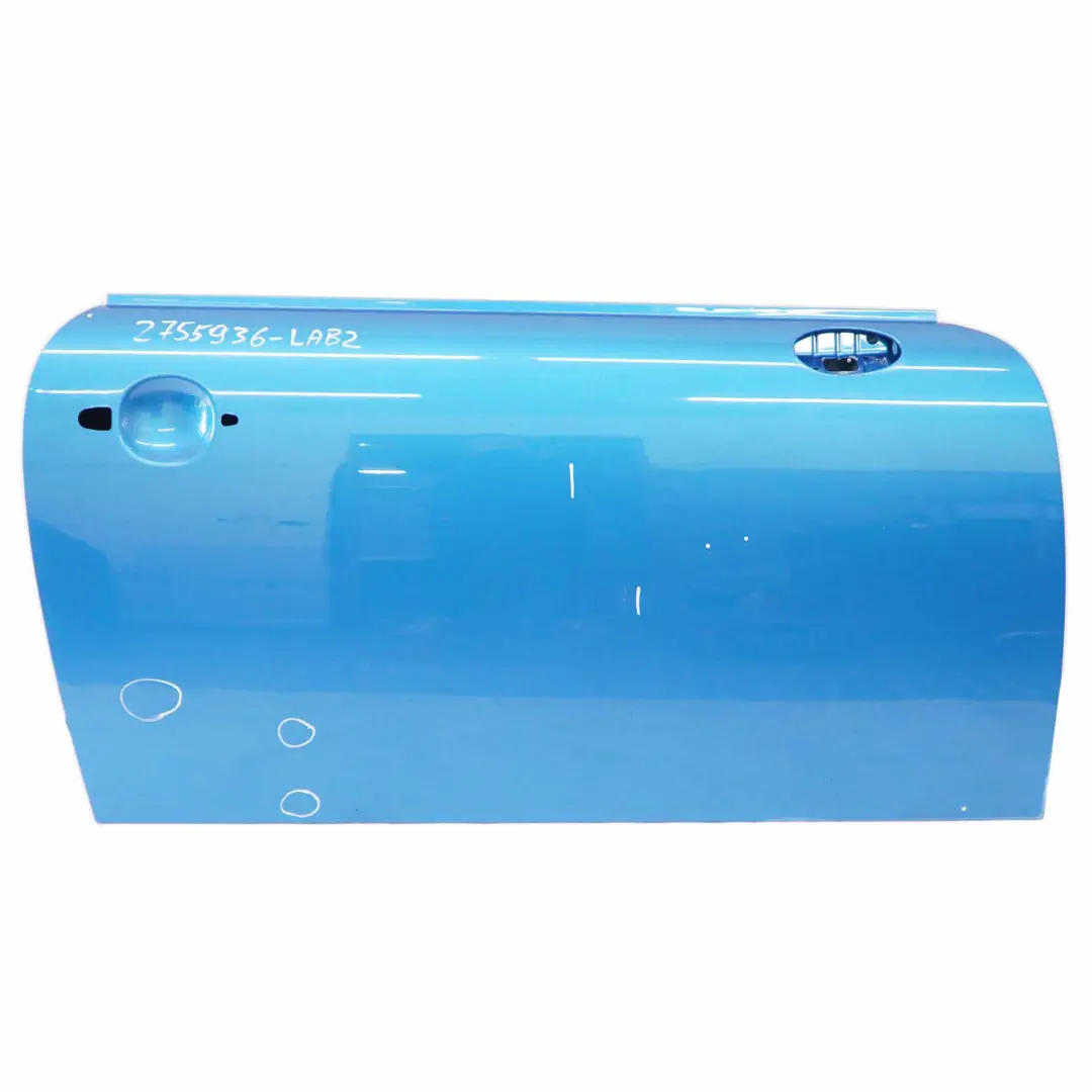 Puerta Delantera Derecha Laser Blue Metallic - A59 para Mini R55 R56 R57 R58 R59 con número de pieza 2755936 Mini R55 R56 R57 R58 R59 Puerta Delantera Derecha Laser Blue Metallic - A59 - SKU 2755936-LAB2 - Número de pieza 2755936