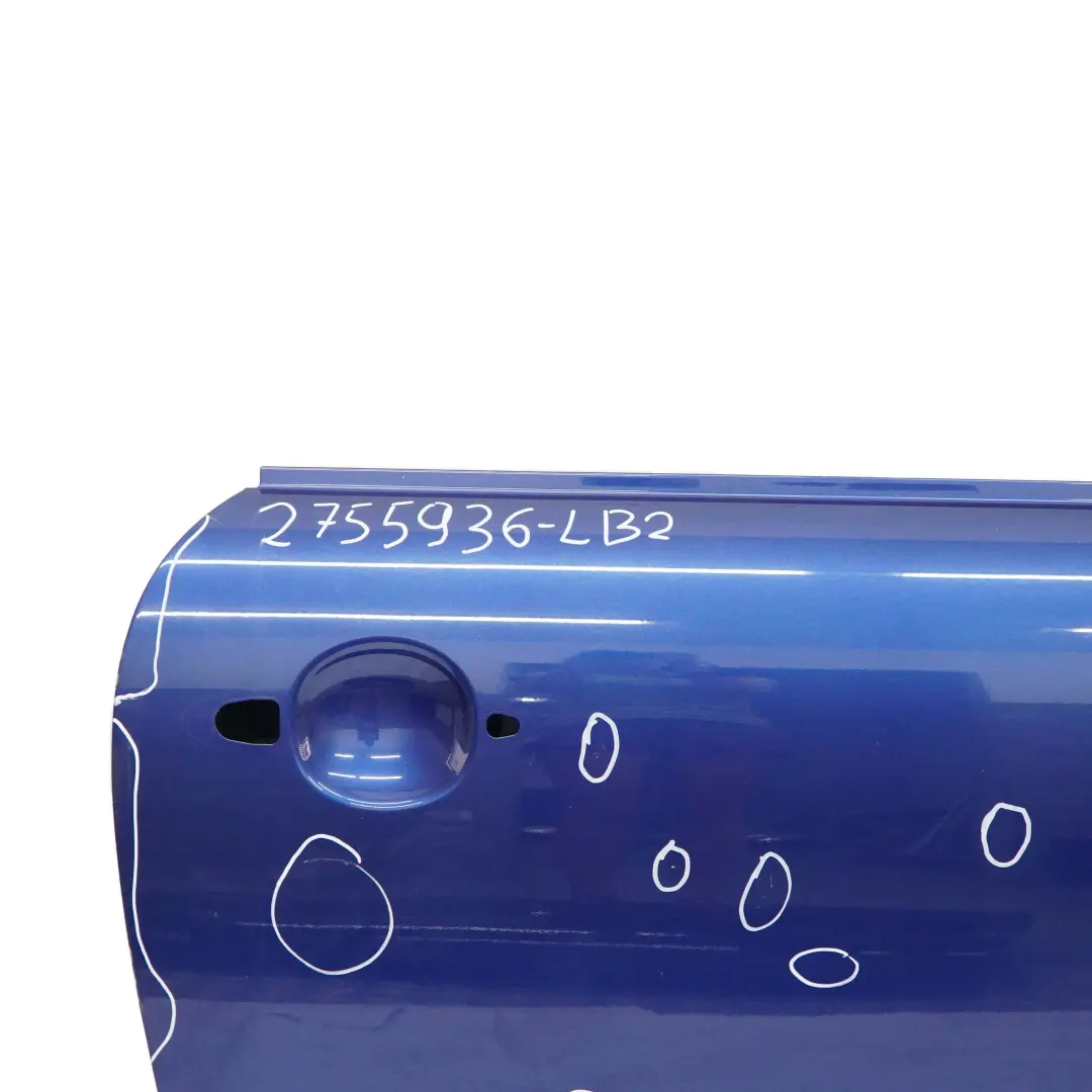 Tür Vorne Rechts Lightning Blau - A63 für Mini Cooper R55 R56 R57 R58 R59 mit Teilenummer 2755936 Mini Cooper R55 R56 R57 R58 R59 Tür Vorne Rechts Lightning Blau - A63 - SKU 2755936-LB2 - Teilenummer 2755936