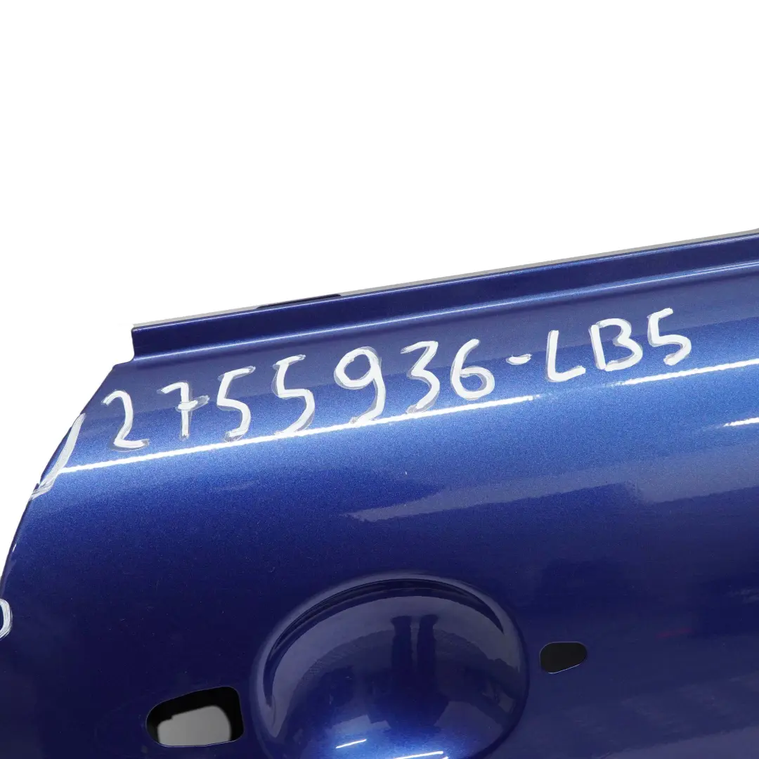 Mini Cooper R55 R56 R57 R58 Door Front Right O/S Lightning Blue Metallic - A63 - SKU 2755936-LB5 - Part number 2755936
