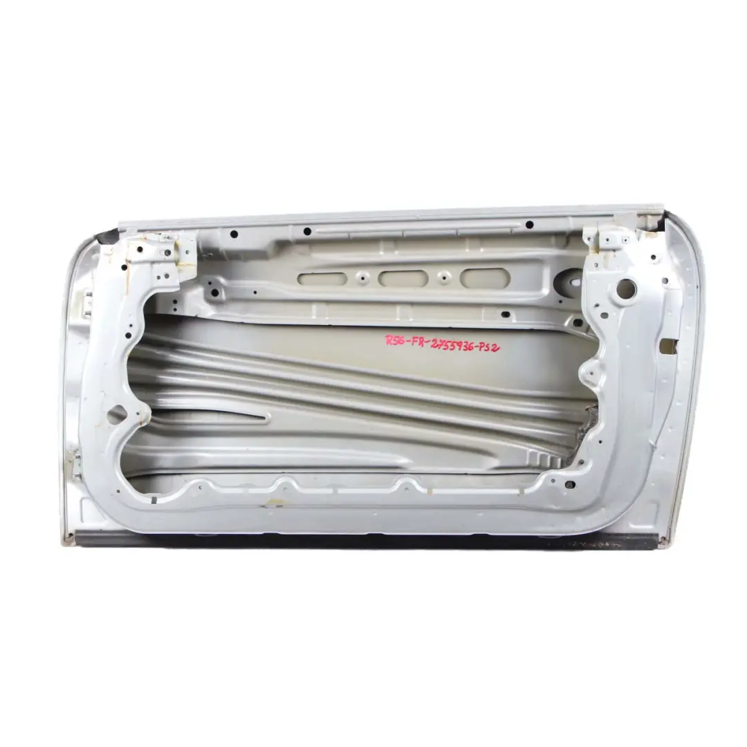 Door Front Right O/S Pure Silver Metallic - 900 to Mini Cooper R55 R56 R57 R58 R59 with Part number 2755936 Mini Cooper R55 R56 R57 R58 R59 Door Front Right O/S Pure Silver Metallic - 900 - SKU 2755936-PS2 - Part number 2755936
