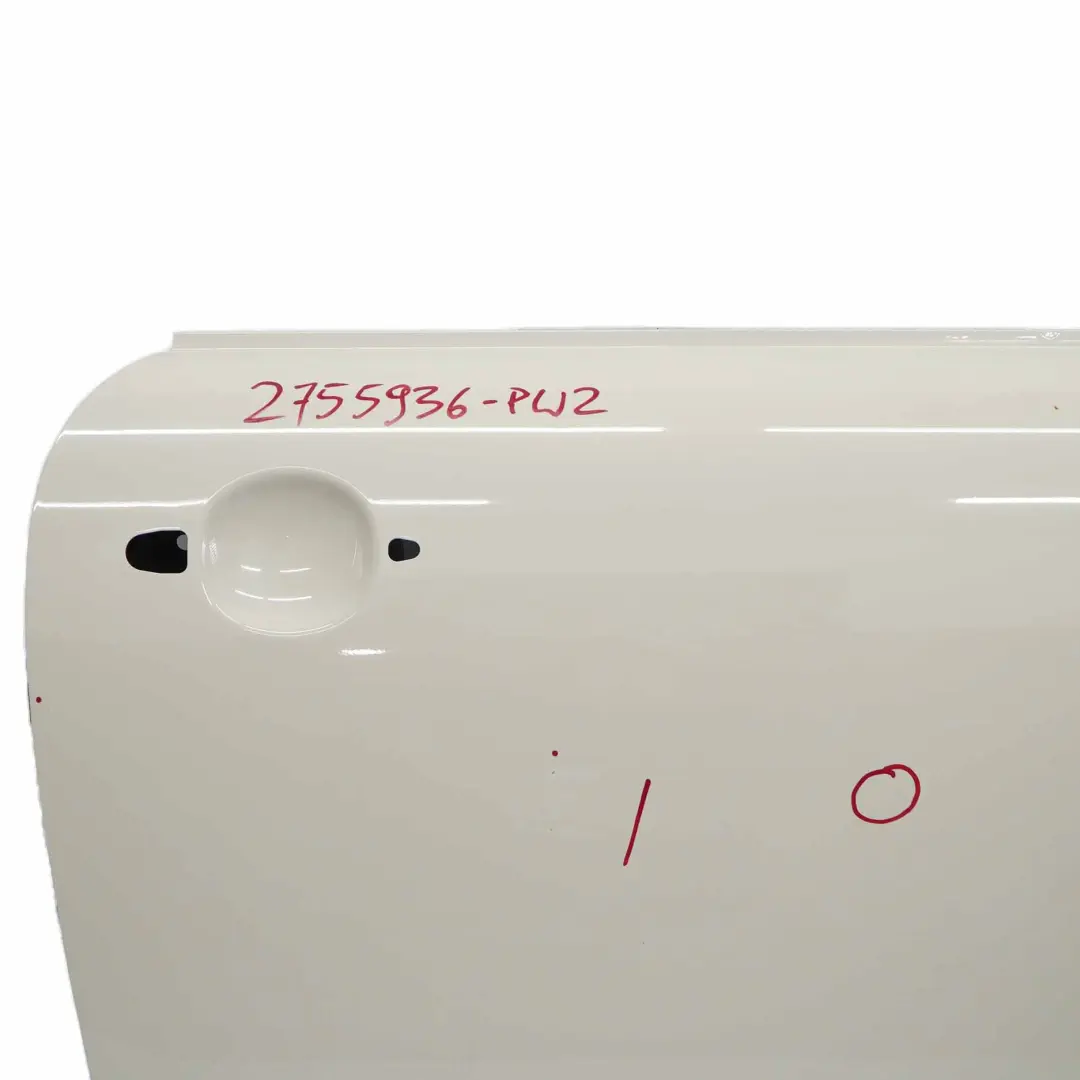 Mini Cooper R55 R56 R57 R58 R59 2 Puerta Delantera Derecha Pepper Blanco - 850 - SKU 2755936-PW2 - Número de pieza 2755936