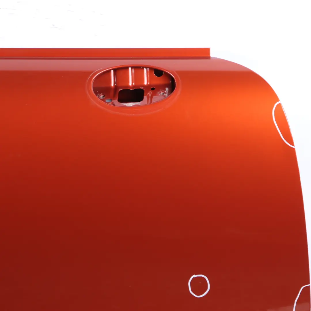 Door Front Right O/S Spice Orange Metallic - B23 to Mini R55 R56 R57 R58 R59 with Part number 2755936 Mini R55 R56 R57 R58 R59 Door Front Right O/S Spice Orange Metallic - B23 - SKU 2755936-SPICE1 - Part number 2755936