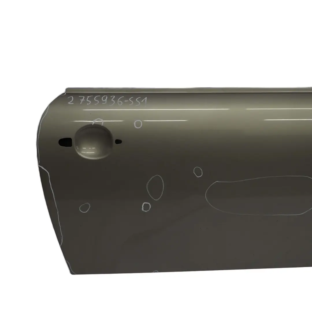 Door Front Right O/S Sparkling Silver - A60 to Mini Cooper R55 R56 R57 R58 R59 with Part number 2755936 Mini Cooper R55 R56 R57 R58 R59 Door Front Right O/S Sparkling Silver - A60 - SKU 2755936-SS1 - Part number 2755936