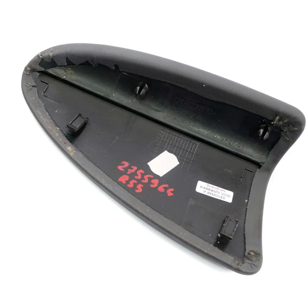 Mini R55 Trasera Derecha Clubdoor Tarjeta Puerta Apoyabrazos Panel Gris Oscuro - SKU 2755964-2 - Número de pieza 2755964
