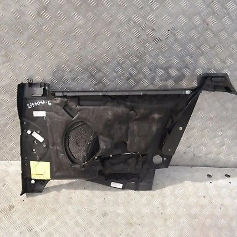Lateral Interior Trim Panel Quarter Rear Left N/S Black / Silver to MINI Cooper R56 with Part number 51432756047 MINI Cooper R56 Lateral Interior Trim Panel Quarter Rear Left N/S Black / Silver - SKU 2756047-6 - Part number 51432756047