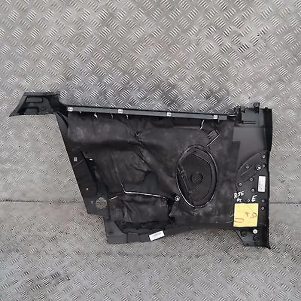 MINI Cooper R56 Lateral Interior Trim Panel Quarter Rear Right O/S Black / Grey - SKU 2756048-1 - Part number 51432756048