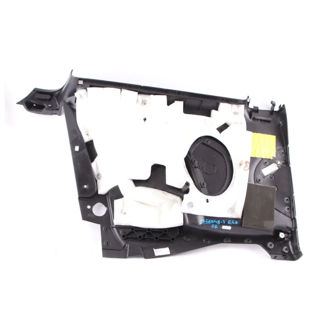 Lateral Interior Trim Panel Quarter Rear Right O/S Black to Mini Cooper One R56 with Part number 51432756048 Mini Cooper One R56 Lateral Interior Trim Panel Quarter Rear Right O/S Black - SKU 2756048-2 - Part number 51432756048