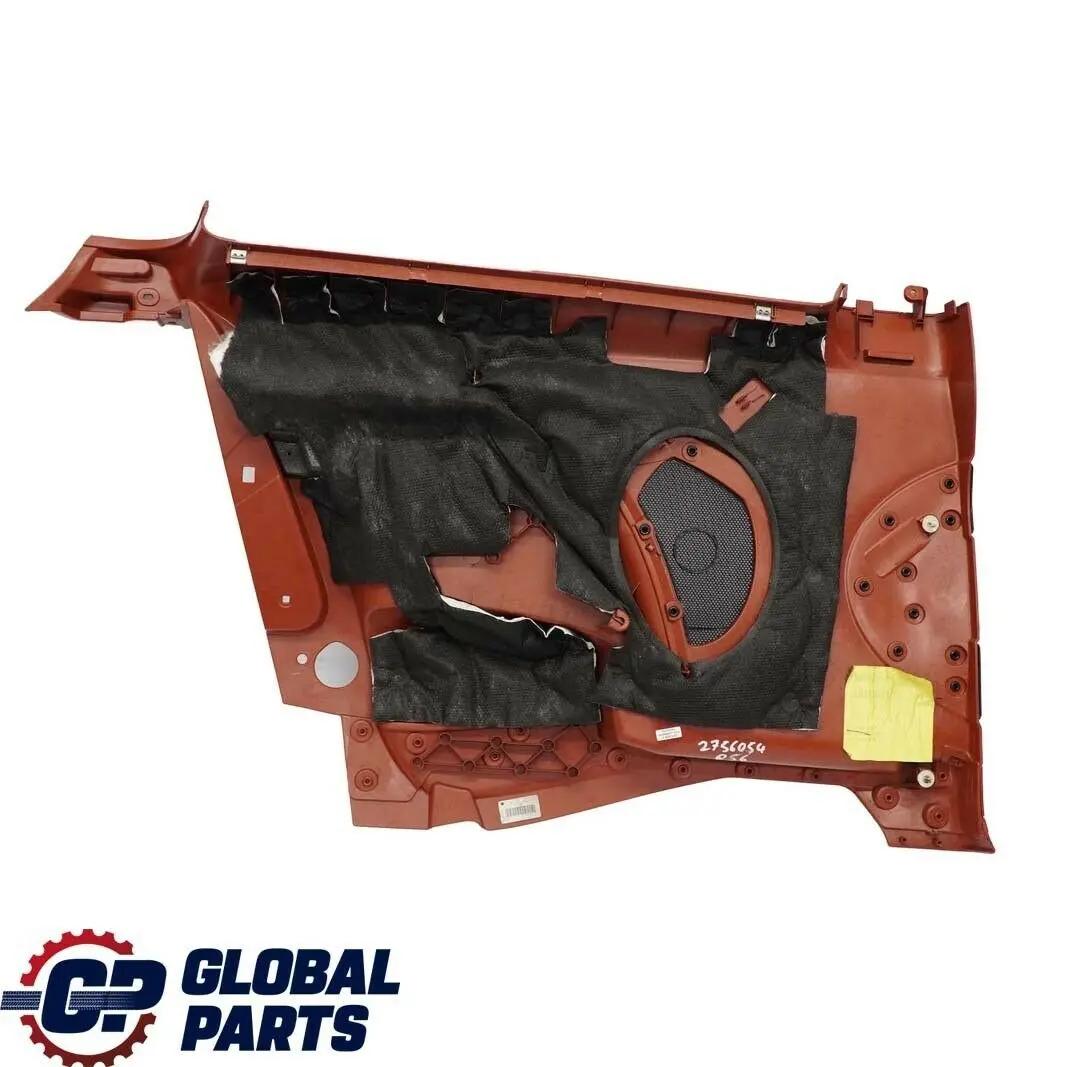 Rivestimento Laterale Posteriore Pannello Porta Redwood Rosso per Mini Cooper R56 con numero di parte 2756054 Mini Cooper R56 Rivestimento Laterale Posteriore Pannello Porta Redwood Rosso - SKU 2756054 - Numero di parte 2756054