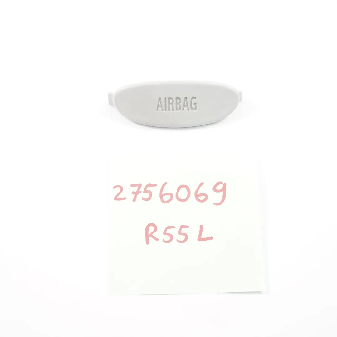 Coperchio Airbag Colonna C Trim Sinistra Grigio Chiaro per MINI Clubman R55 con numero di parte 2756069 MINI Clubman R55 Coperchio Airbag Colonna C Trim Sinistra Grigio Chiaro - SKU 2756069 - Numero di parte 2756069