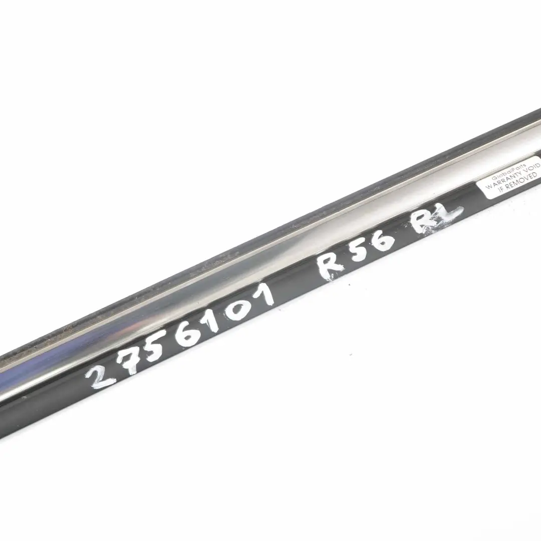 Mini Cooper R56 R56N LCI Moulure De Panneau Latéral Arrière Gauche Chromée - SKU 2756101 - Numéro de pièce 2756101