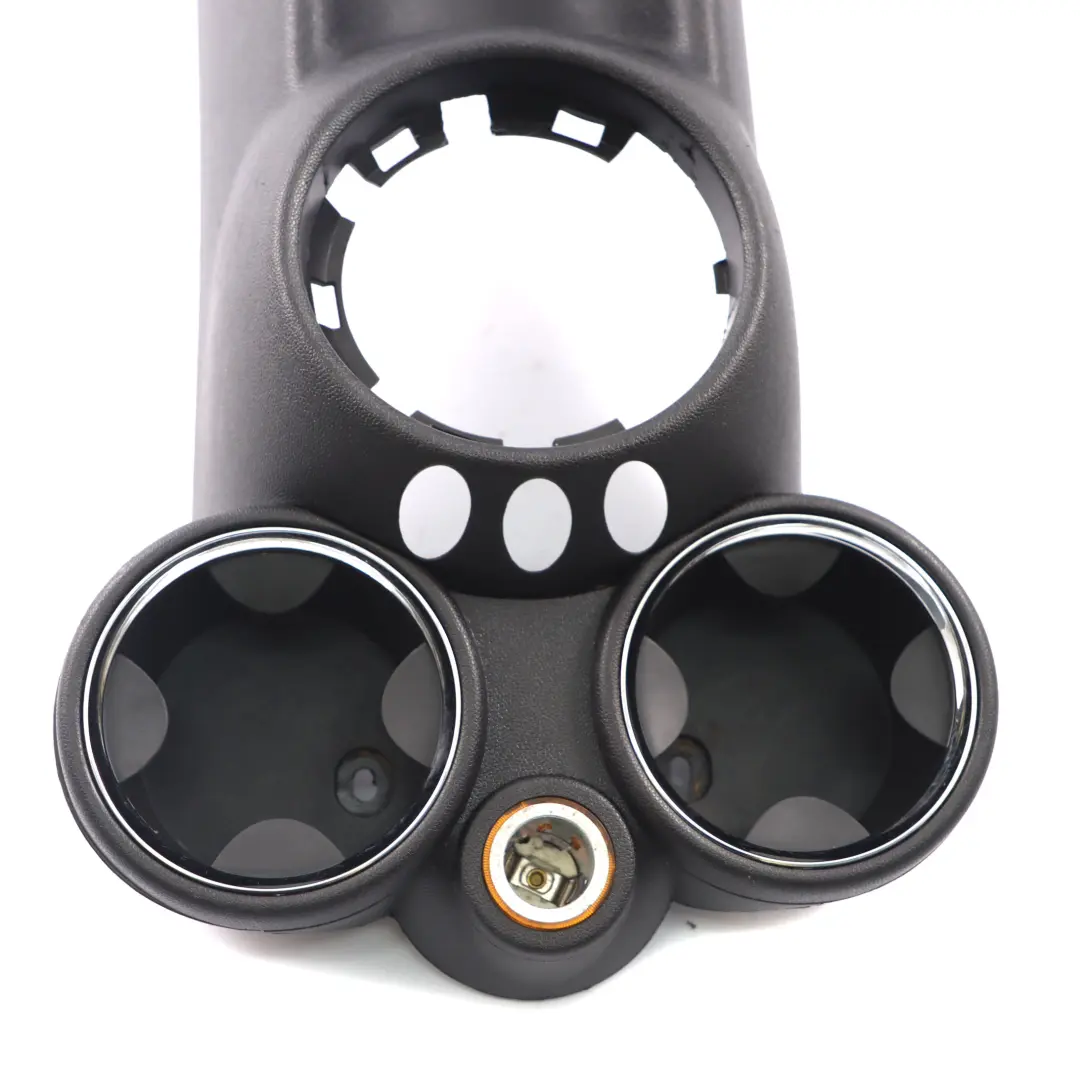 Centre Console Cup Holder Trim Cover Panel Carbon Black to Mini R55 R56 with Part number 2756156 Mini R55 R56 Centre Console Cup Holder Trim Cover Panel Carbon Black - SKU 2756156-1 - Part number 2756156