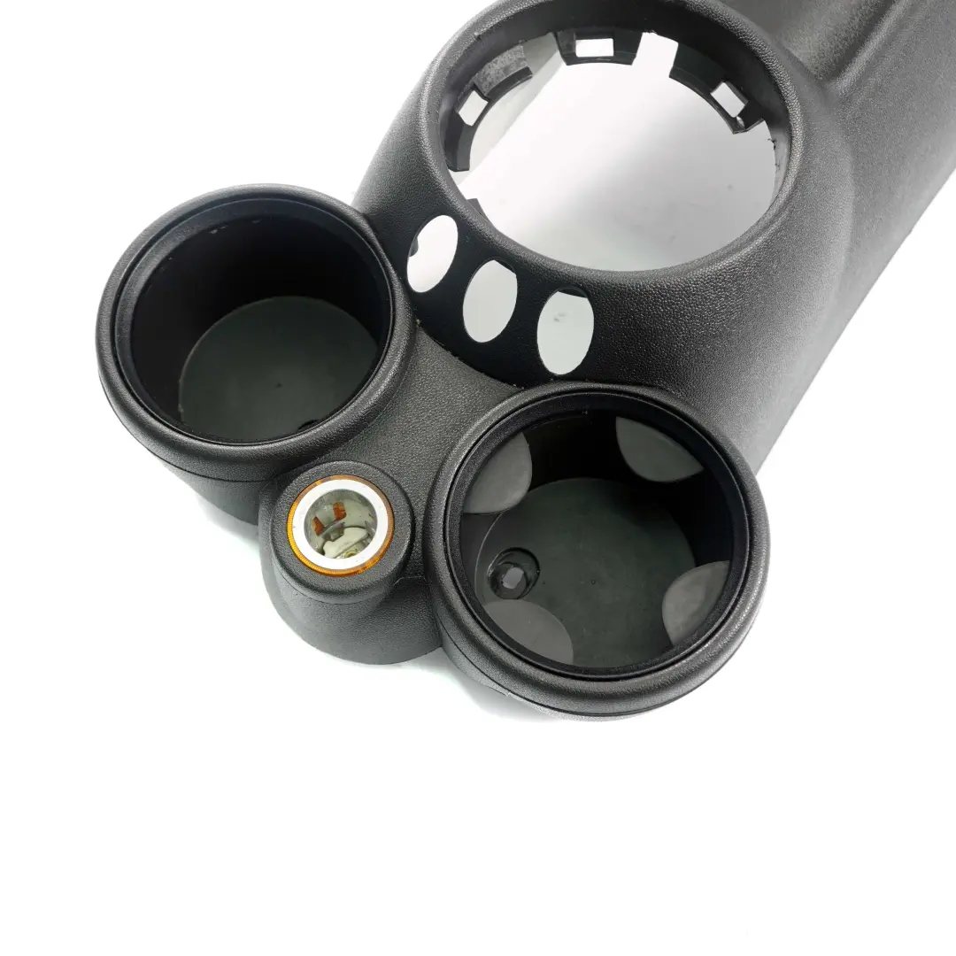 Centre Console Trim Cup Holder Carbon Black to Mini Cooper One R55 R56 2 with Part number 2756156 Mini Cooper One R55 R56 2 Centre Console Trim Cup Holder Carbon Black - SKU 2756156-2 - Part number 2756156