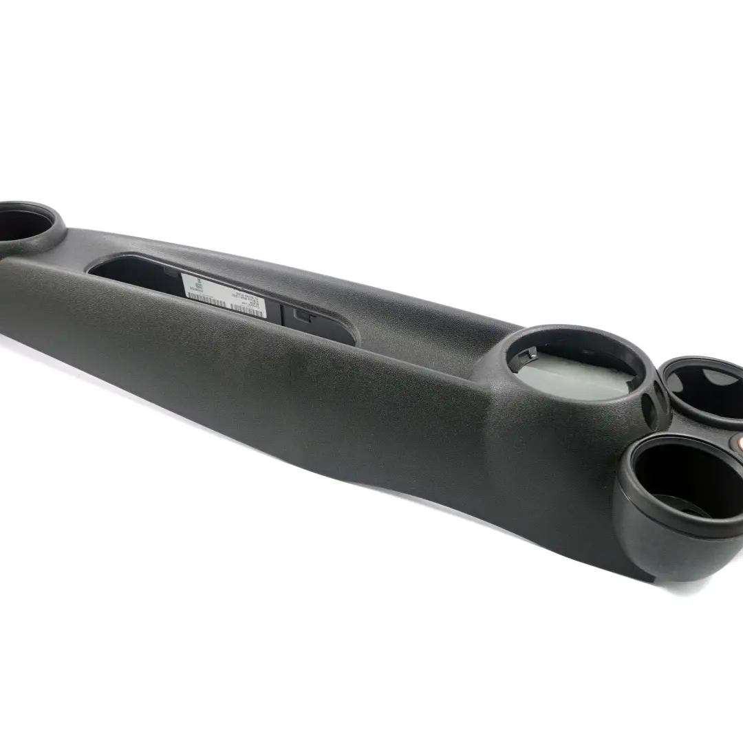 Consola Central Portavasos Carbono Negro para Mini Cooper One R55 R56 2 con número de pieza 2756156 Mini Cooper One R55 R56 2 Consola Central Portavasos Carbono Negro - SKU 2756156-2 - Número de pieza 2756156