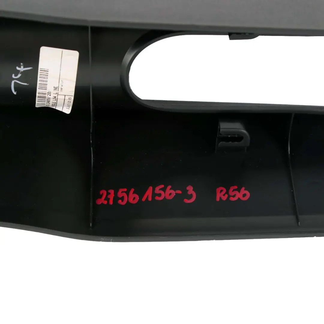 Centre Console Cup Holder Trim Cover Panel Carbon Black to Mini R55 R56 with Part number 2756156 Mini R55 R56 Centre Console Cup Holder Trim Cover Panel Carbon Black - SKU 2756156-3 - Part number 2756156