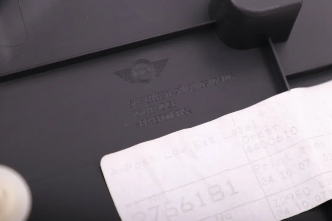 R55N Tapa Entrada Interior Clubdoor Carbono Negro para Mini Clubman R55 con número de pieza 2756181 Mini Clubman R55 R55N Tapa Entrada Interior Clubdoor Carbono Negro - SKU 2756181 - Número de pieza 2756181