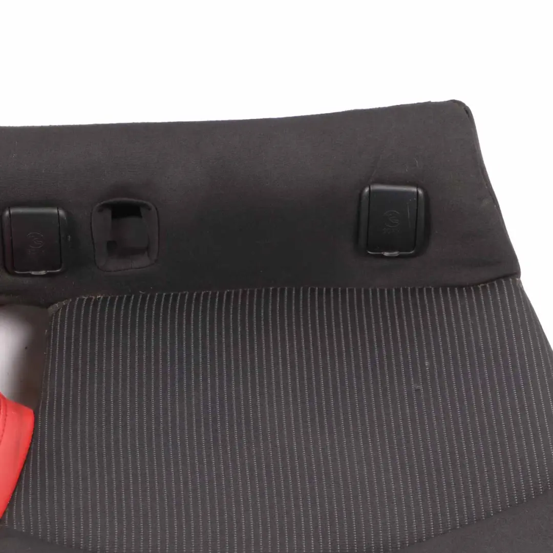 Sofa Bench Couch Cloth Leather Black Rooster Red to Mini Clubman R55 Rear Seat with Part number 2756729 Mini Clubman R55 Rear Seat Sofa Bench Couch Cloth Leather Black Rooster Red - SKU 2756729 - Part number 2756729