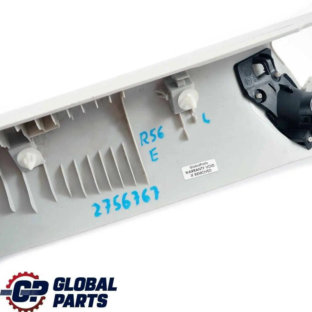 Mini R55 R56 LCI Blende A-SĂ¤ule Links Hellgrau Grey - SKU 2756767 - Teilenummer 2756767