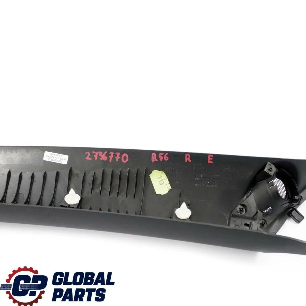 Mini R55 R56 Abdeckung Saule A Rechts O/S Carbon Schwarz 2751794 - SKU 2756770 - Teilenummer 2756770