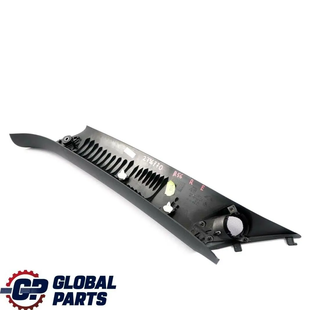 Mini R55 R55N R56 R56N LCI Copertura Colonna A Destra Nero Carbonio 2751794 - SKU 2756770 - Numero di parte 2756770