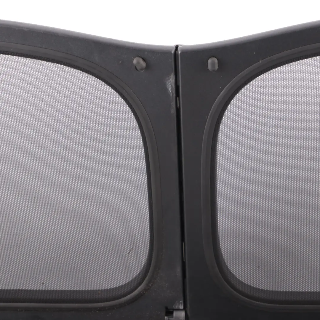 Deflector Mini R57 Convertible Rear Centre Protection Covering Mesh Screen to Wind with Part number 2757001 Wind Deflector Mini R57 Convertible Rear Centre Protection Covering Mesh Screen - SKU 2757001-1 - Part number 2757001