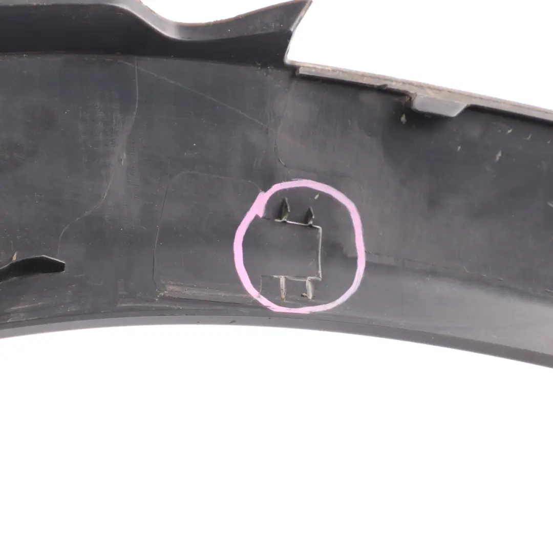 Arch Trim Mini R56 R57 R58 LCI Front Left N/S Flare Cover to Wheel with Part number 7349421 Wheel Arch Trim Mini R56 R57 R58 LCI Front Left N/S Flare Cover - SKU 2757209-5 - Part number 7349421