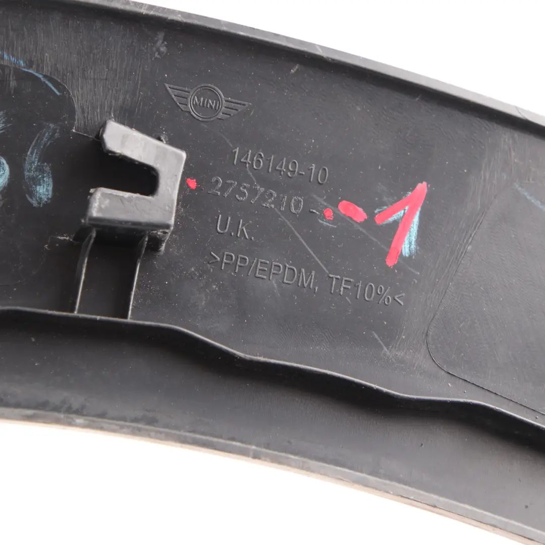 Mini Cooper One R56 R57 Barre de Fender Couverture Passage Capot avant Droit - SKU 2757210-1 - Numéro de pièce 2757210