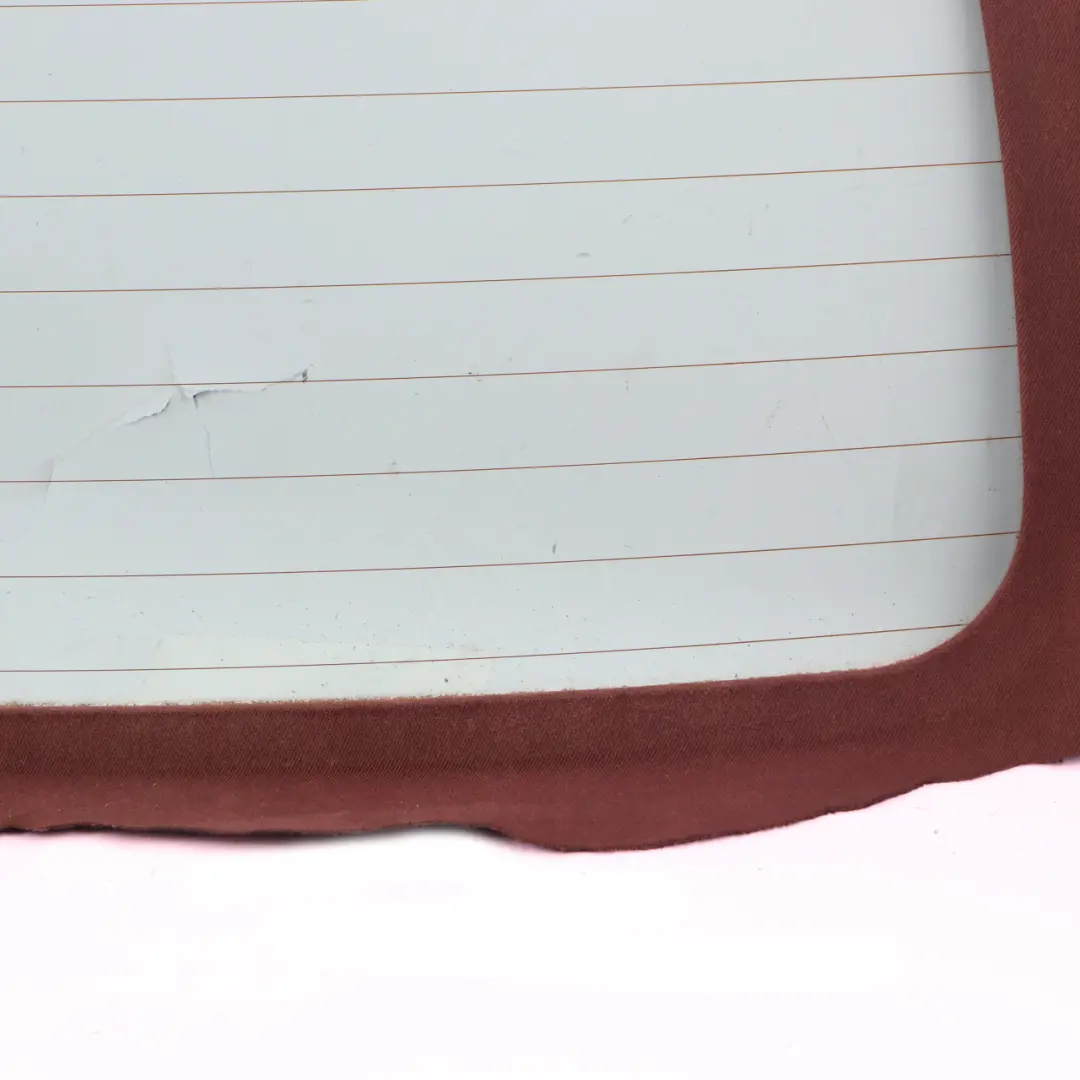 Window Folding Roof Glass Glazing AS2 to Mini Cooper R57 Cabrio Convertible Rear with Part number 2757380 Mini Cooper R57 Cabrio Convertible Rear Window Folding Roof Glass Glazing AS2 - SKU 2757380-1 - Part number 2757380