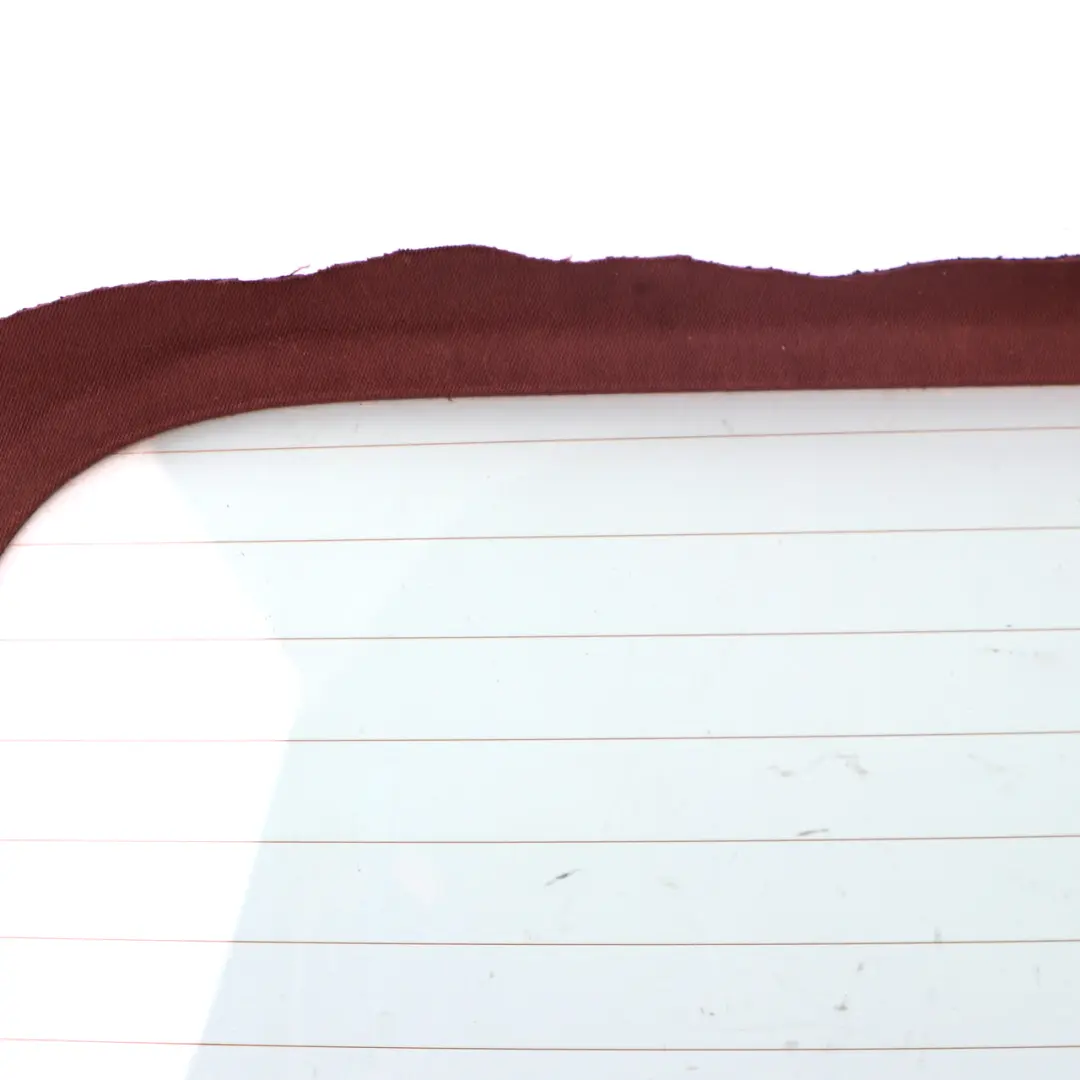 Window Folding Roof Glass Glazing AS2 to Mini Cooper R57 Cabrio Convertible Rear with Part number 2757380 Mini Cooper R57 Cabrio Convertible Rear Window Folding Roof Glass Glazing AS2 - SKU 2757380-1 - Part number 2757380