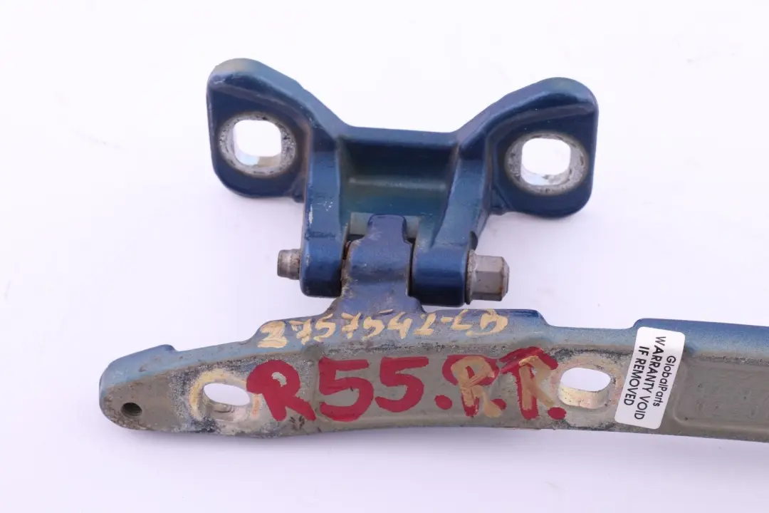 Arrière Fendue Charnière Droite Bleu Eclair pour Mini Clubman R55 Porte à propos du numéro de pièce 2757542 Mini Clubman R55 Porte Arrière Fendue Charnière Droite Bleu Eclair - SKU 2757542-LB - Numéro de pièce 2757542