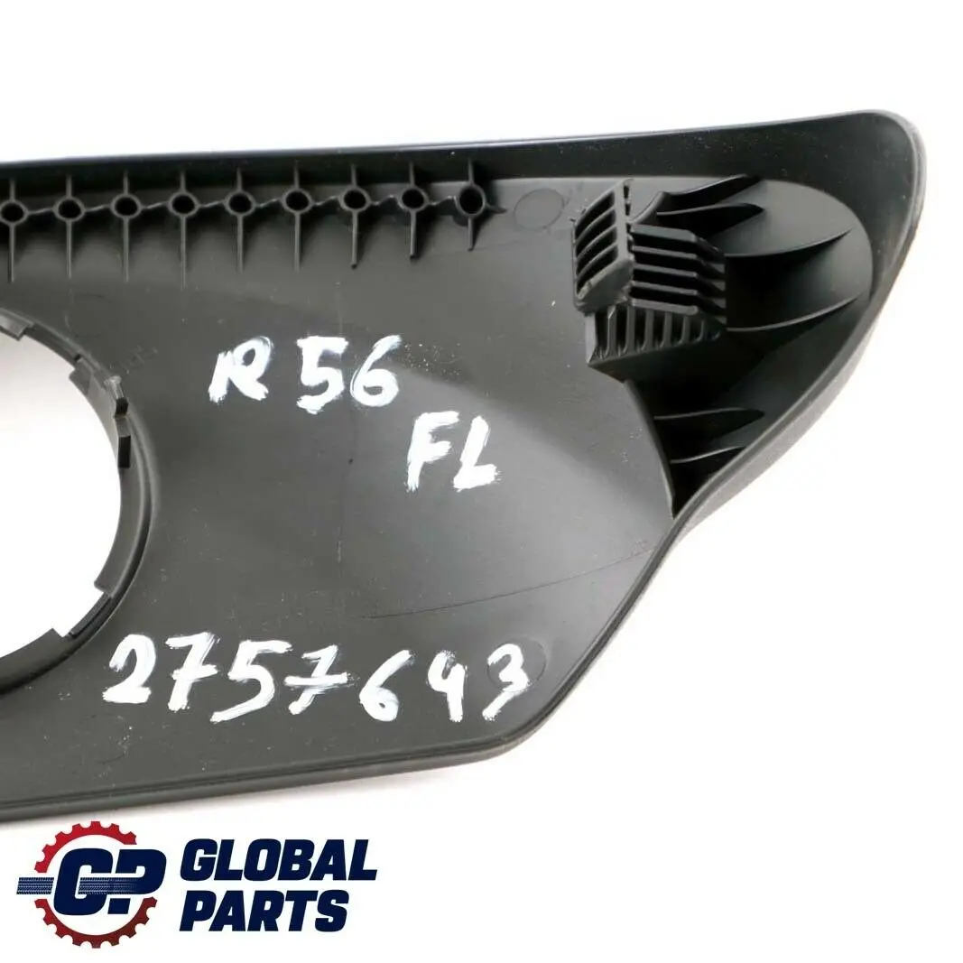 Mini R56 R57 Front Seat Outer Left N/S Covering Cover Trim Black 2757667 - SKU 2757643 - Part number 2757643
